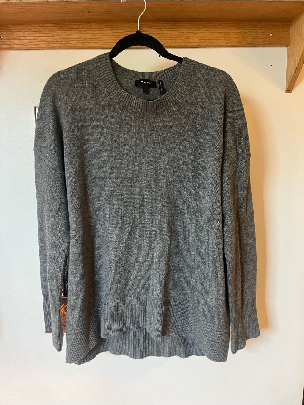 Theory Men's Crewneck Sweater in Gray